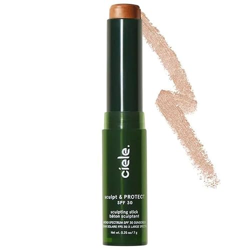 ciele sculpt & PROTECT SPF 30+ bronzing contour stick - 02 Medium, 1 Count (Pack of 1) Beauty & Personal Care ciele