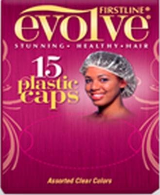 EVOLVE PLASTIC CAPS 15 PACK Beauty & Personal Care FIRSTLINE INCORPORAT