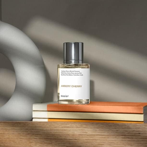 Dossier - Eau de Parfum - Ambery Cherry - Inspired by T.Ford Lost Cherry - Perfume Luxury - Pure Infused - Paraben Free - Vegan - For Women Men Unisex Beauty & Personal Care Dossier