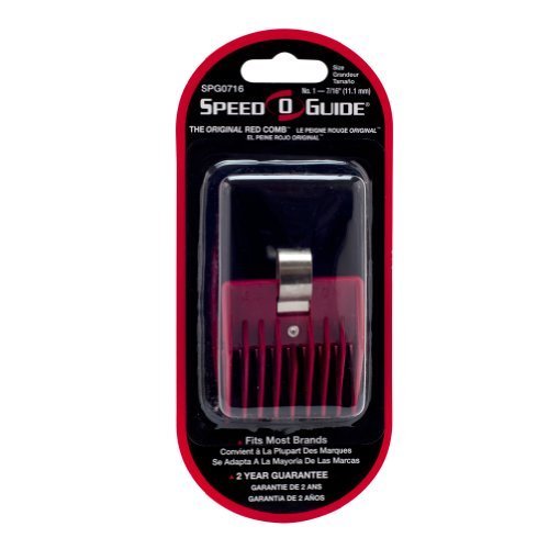 SPEED-O-GUIDE the Original Red Clipper Comb #1 7/16 (Model: SPG0716) by Speed O Guide Beauty and Personal Care Speed O Guide