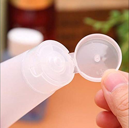 24PCS 30ml/1oz Empty Portable Refillable Clear Plastic Cosmetic Soft Tubes Bottles with Flip Cover Makeup Sample Travel Packing Container Holder Vial Beauty & Personal Care vipolish