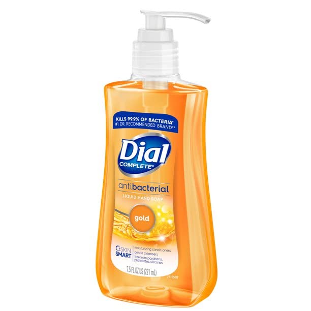 Liquid Dial Antimicrobial Liquid Soap, 7.5 oz Pump Bottle Beauty & Personal Care Dial