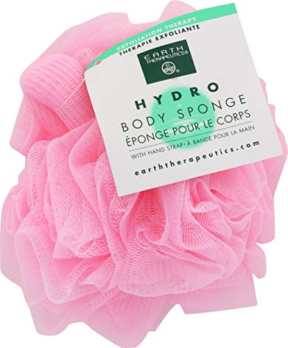Earth Therapeutics Hydro Body Sponge With Hand Strap, Pink, 1 Ea, 1count Beauty & Personal Care Earth Therapeutics