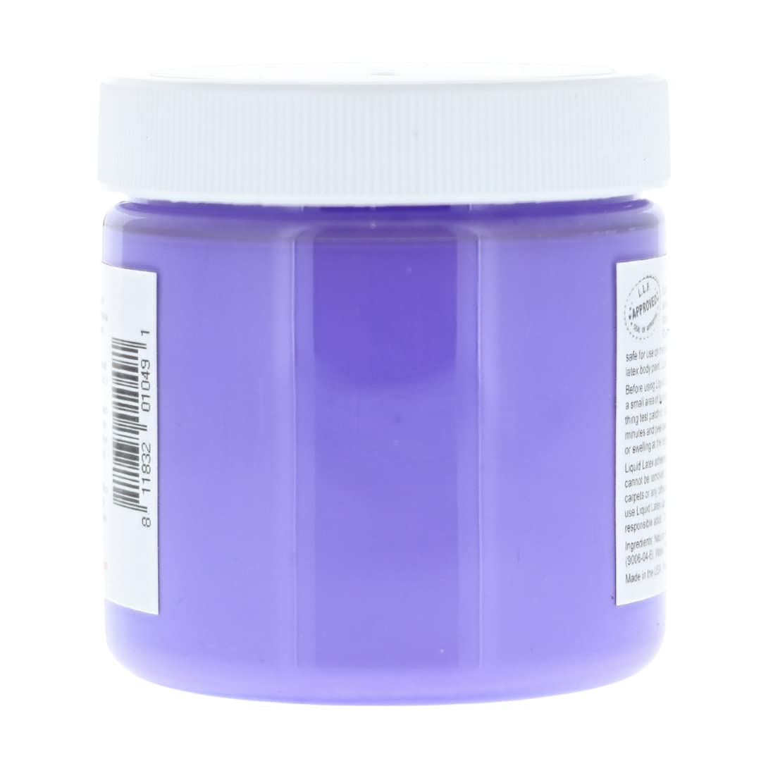 Purple 4 Oz - Liquid Latex Body Paint, Ammonia Free No Odor, Easy On and Off, Cosplay Makeup, Creates Professional Monster, Zombie Arts, Face Paint Beauty & Personal Care Liquid Latex Fashions