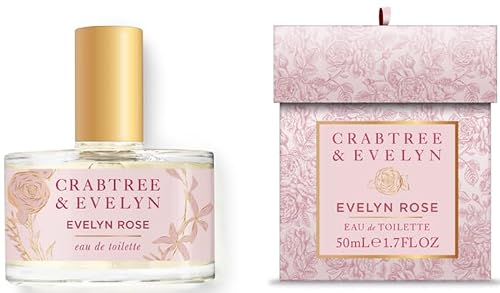 Crabtree & Evelyn Evelyn Rose 1.7 oz Eau De Toilette Beauty & Personal Care Crabtree & Evelyn