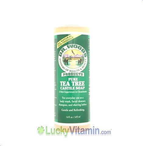 Dr. Woods Naturals Castile Liquid Soap, Tea Tree, 32 FZ (Pack of 8) Beauty & Personal Care Dr. Woods