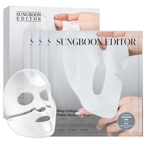 SUNGBOON EDITOR Deep Collagen Overnight Mask Hydrating Mask for Glass Skin, Wrinkle Care, Firming & Pore Refining 2,160,000PPB Collagen + 9 Peptides Beauty and Personal Care SUNGBOON EDITOR Default Title