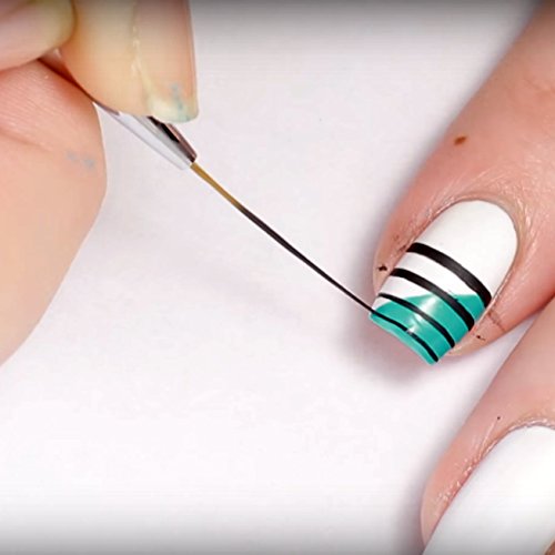 Winstonia Pro Nail Art Long Striping Brush Striper Pen Acrylic Handle Mani 22mm Beauty & Personal Care Winstonia