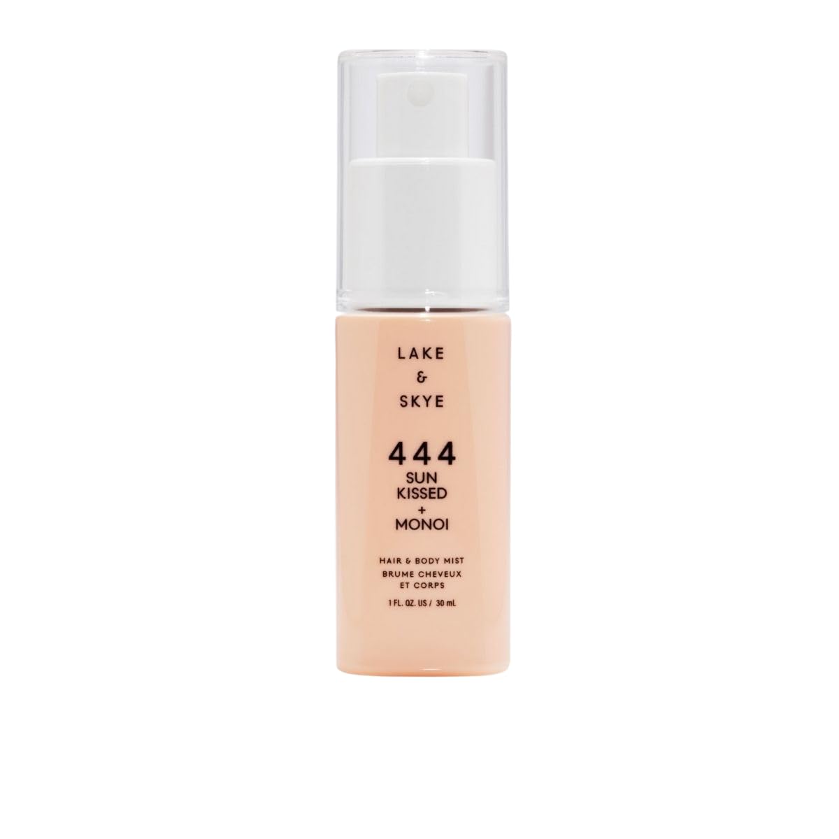 Lake & Skye 444 Sun Kissed + Monoi Hair & Body Mini Mist - Travel Size, Hydrating, Fruity, Floral, Clean Musk- 1 fl oz Beauty & Personal Care Lake & Skye
