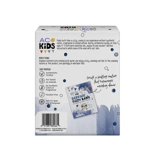 Aura Cacia Kids Bedtime Fizzy Bath Kit 3 x 2.5oz Packets - Fizzy, Foamy and Fun Bath Time! Beauty & Personal Care Aura Cacia