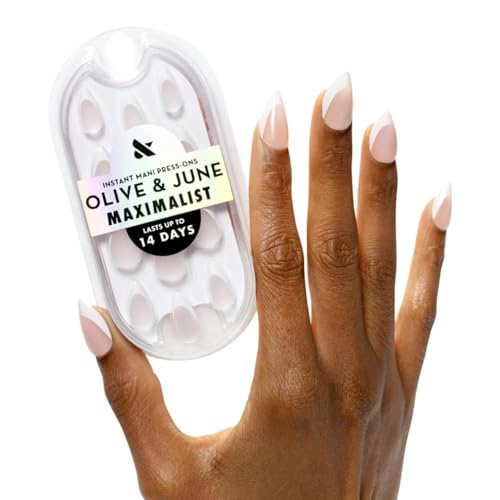 Olive & June Maximalist Press-On Nails, Sharp French