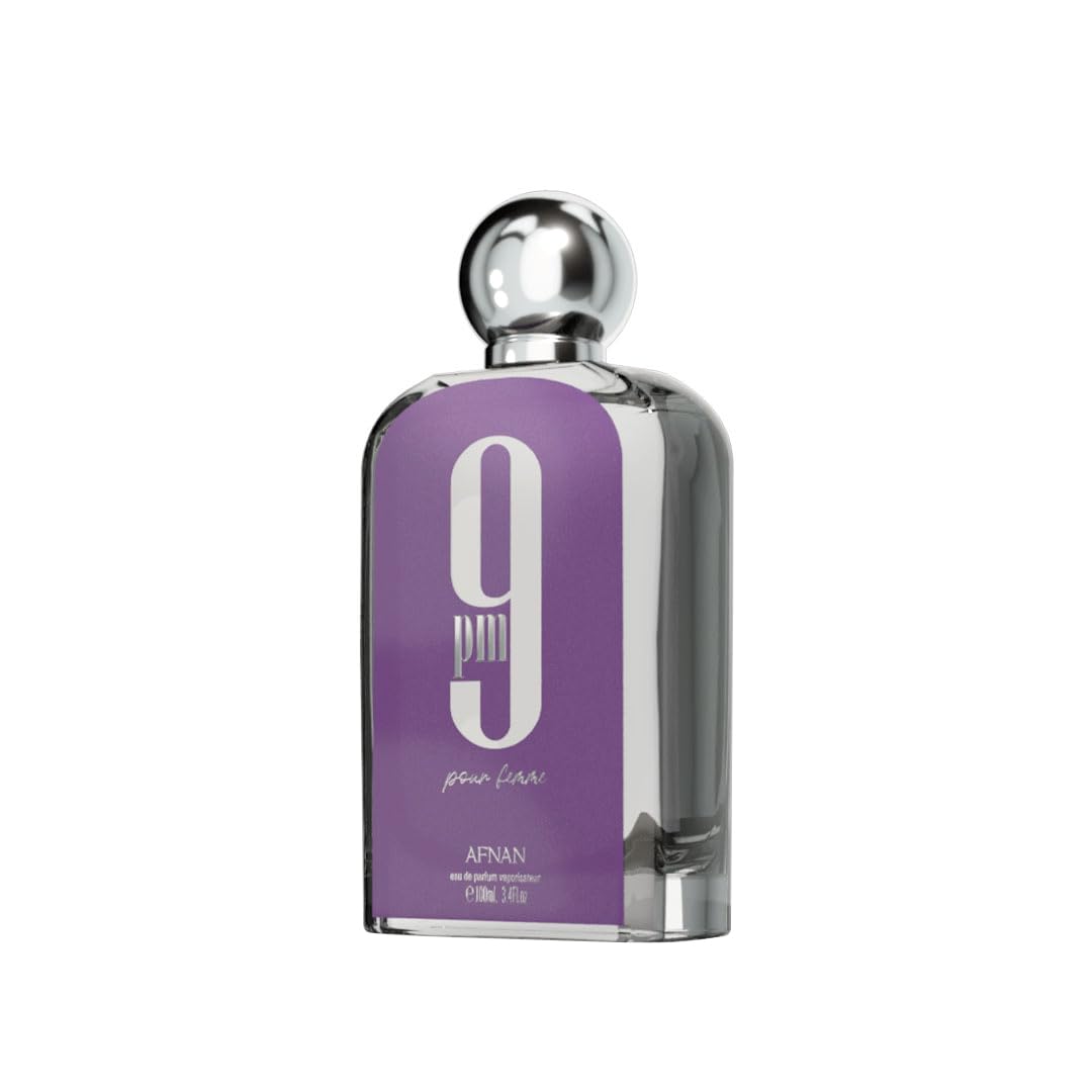 Afnan 9 PM Pour Femme Eau De Parfum, 3.4 Fl. Oz Beauty & Personal Care Afnan