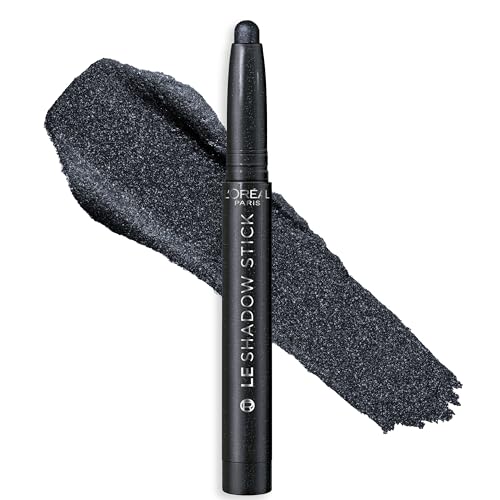 L'Oreal Paris Makeup Le Shadow Stick Eyeshadow, Blendable, Smudge-Resistant, Smokey Cream Eyeshadow, 290 Midnight Noir