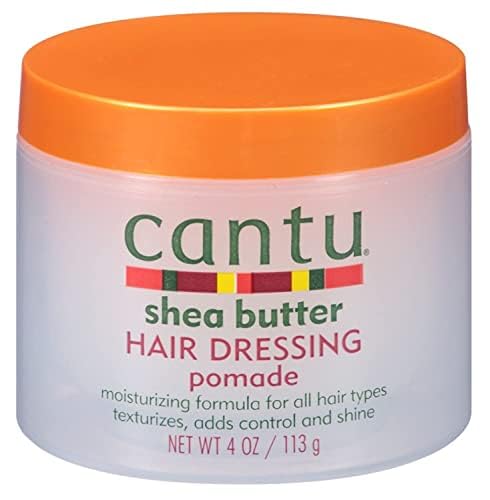 Cantu Shea Butter Hair Dressing Pomade 4 Ounce Jar (118ml) (2 Pack) Beauty & Personal Care Cantu