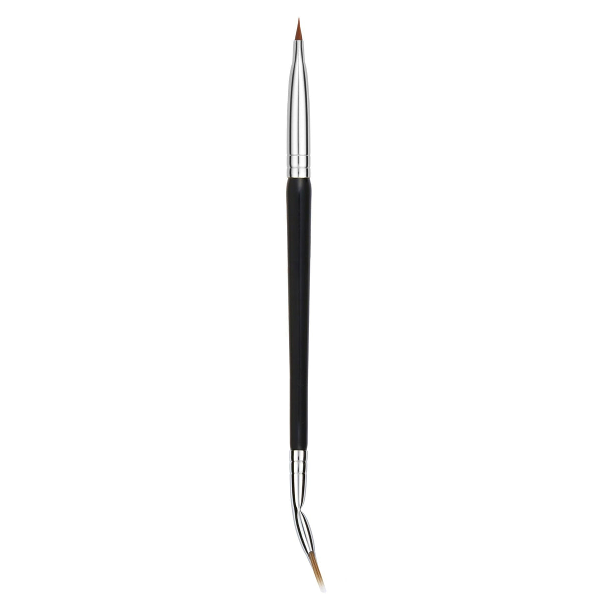 Bdellium Tools Professional Makeup Brush - Maestro Series 727 Double-Ended Bent Lash Fan/Flat Definer - With All-Vegan Synthetic Fibers, For Clean