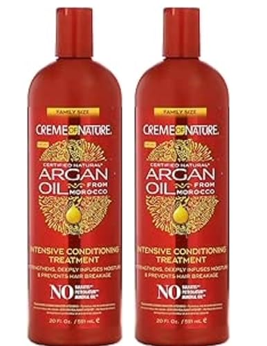 Creme Of Nature Argan Oil Conditioner Pro Treatment20 Ounce (591ml) (2 Pack)