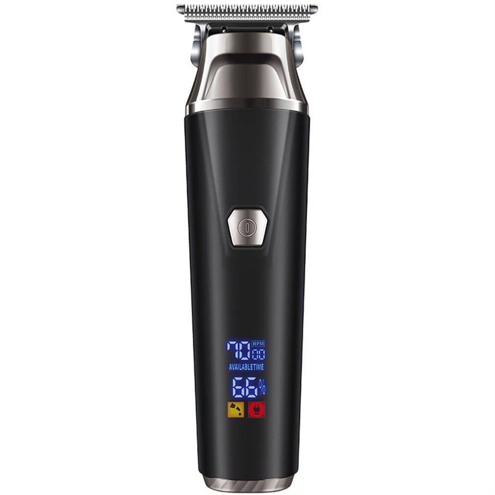 HBNOM Hair Clippers for Men Professional Cordless, Digital LCD Hair Trimmer, Stainless Steel Blades and Automatic Blade Sharpening, Hair Clippers Beauty and Personal Care HBNOM