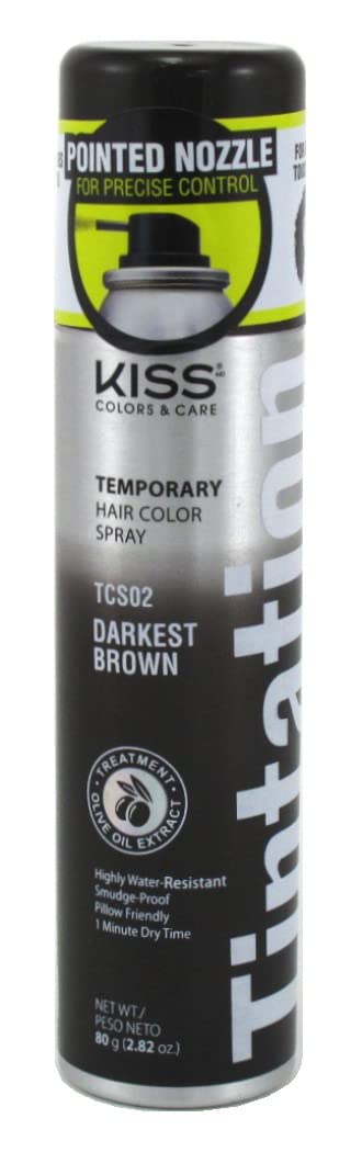 Tintation Color Spray Darkest Brown Beauty & Personal Care Red by Kiss