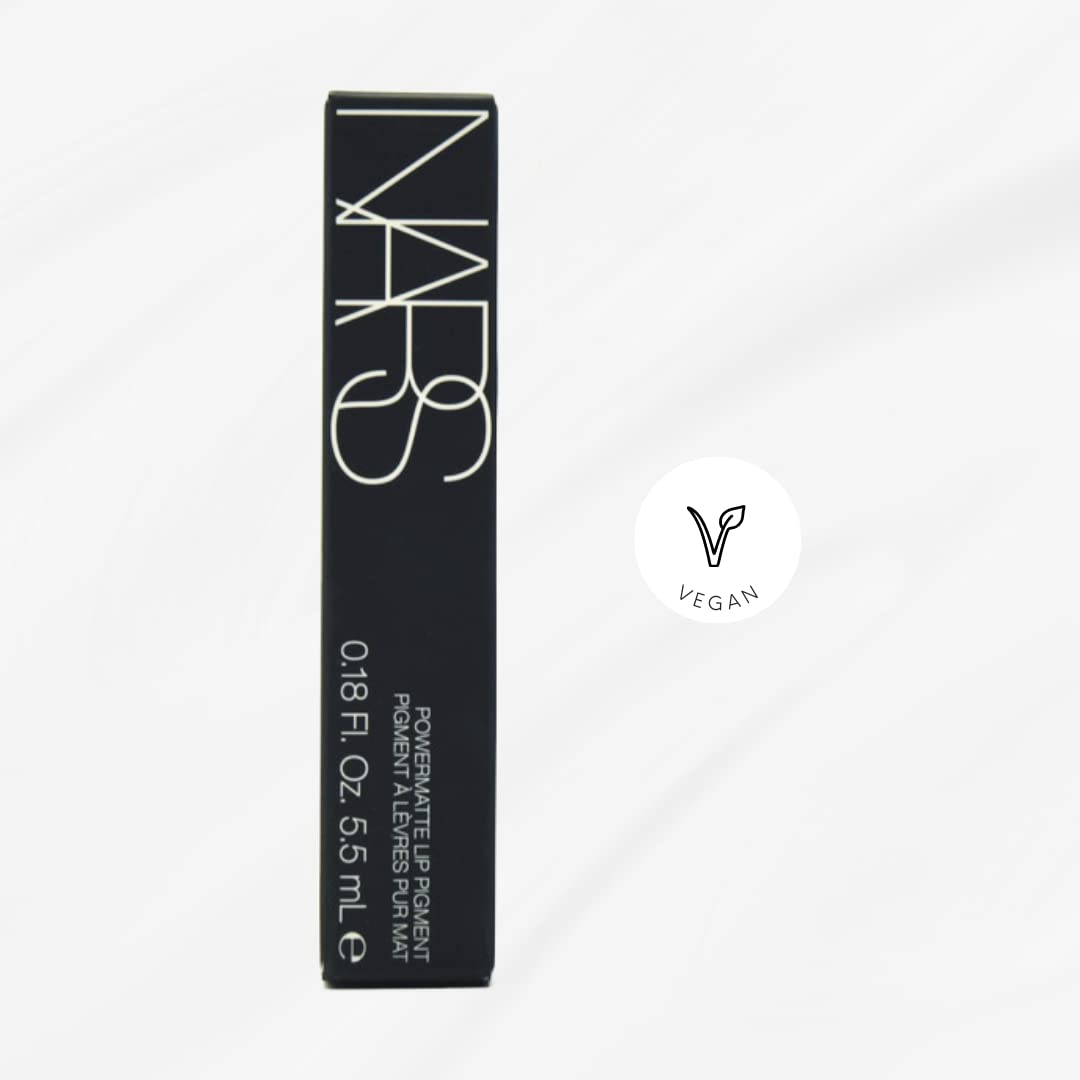 Pigment Lipstick - Don't Stop, Geranium - Weightless, Smudge-Resistant, Long-Lasting, Full Coverage_AB Beauty & Personal Care NARS