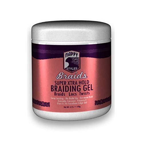 Nappy Styles Braids Braiding Gel Super Xtra Hold 6 Oz Beauty & Personal Care Nappy Styles