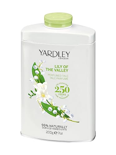 Yardley London Lily of the Valley Perfumed Talc 200g Beauty & Personal Care Yardley