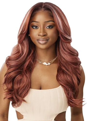 Outre Lace Front Wig - Melted Hairline - Elara (OFF BLACK 1B)