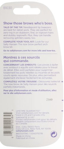 Sally Hansen Stray Hair Beware-Needle Point Tip Tweezer Beauty & Personal Care Sally Hansen