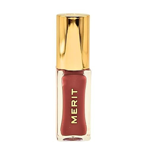 Merit Shade Slick Classics Tinted Lip Oil - Pink Beet (cool pink) 0.23 oz / 7 ml Beauty & Personal Care Merit