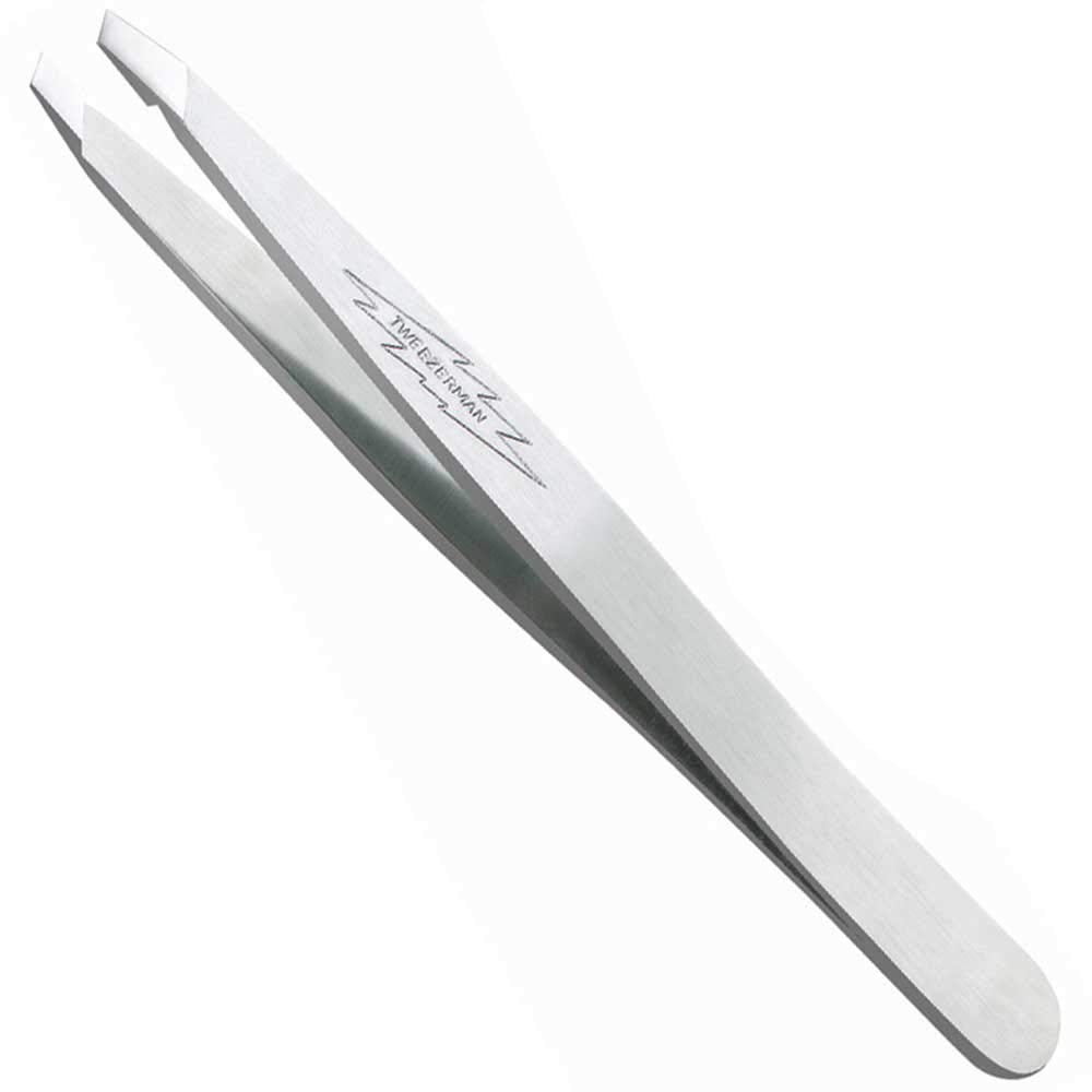 TWEEZERMAN Slant Tweezer Classic Stainless Steel, 0.8 Ounce Beauty & Personal Care Tweezerman