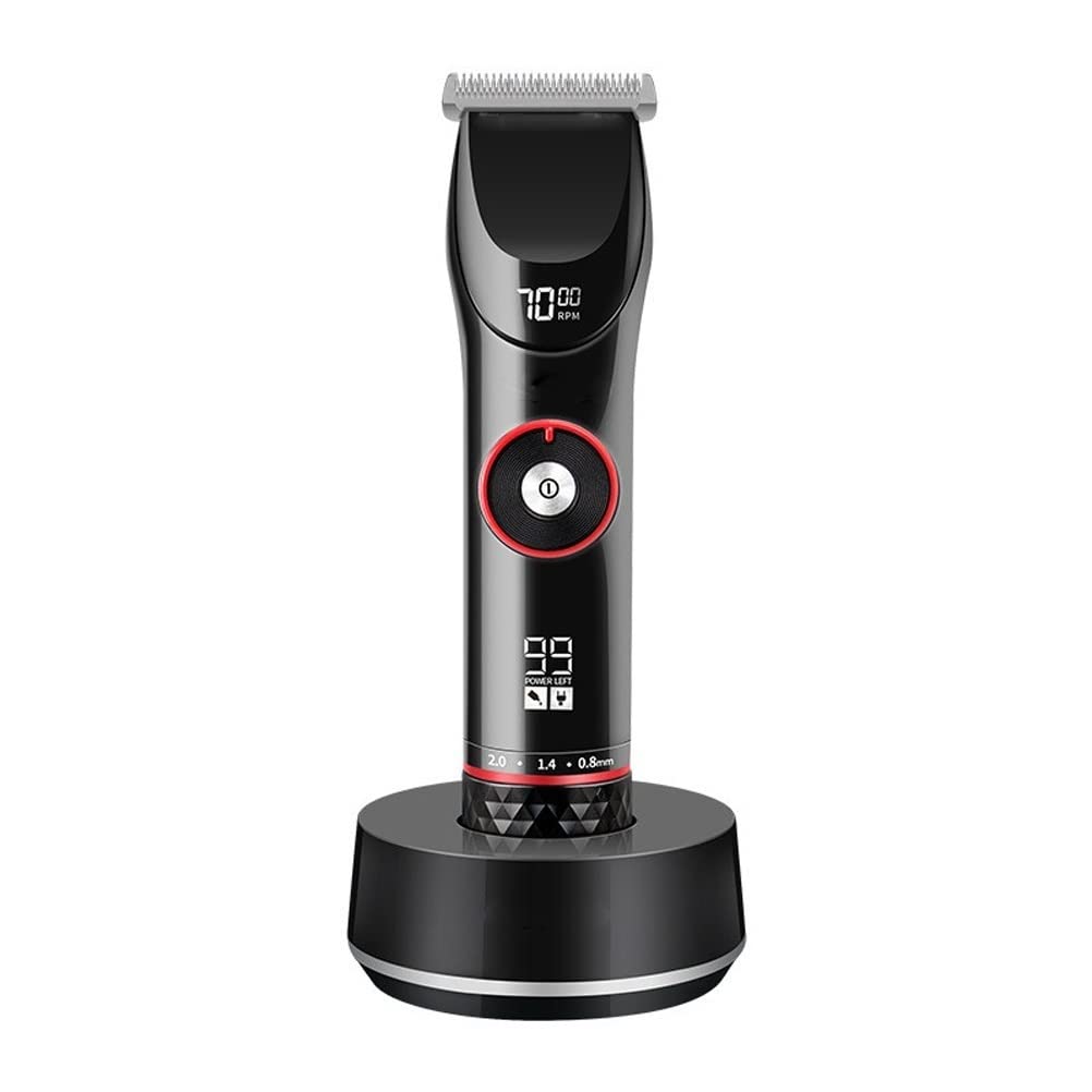 HIONJIN 3500mah 10H Hair Clipper for Men Washable Rechargeable Hair Trimmer Stainless Steel Professional Cutting Machine Hair Clippers for Men Beauty and Personal Care HIONJIN
