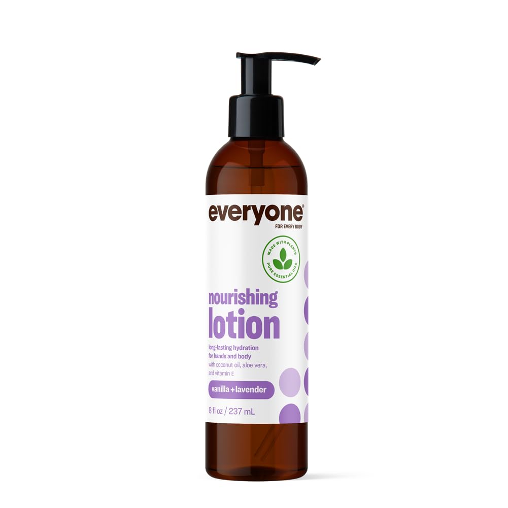 Everyone, Lotion Nourishing Vanilla Lavender, 8 Fl Oz Beauty & Personal Care Everyone