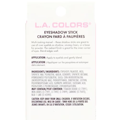LA Colors Eyeshadow Stick and Eyeliner, Cruising (Tan), 0.07 oz