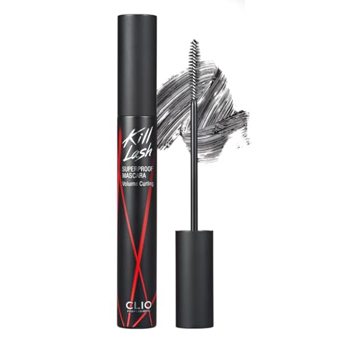 CLIO Kill Lash Superproof Mascara, Waterproof Volumizing Black Mascara for Natural Curling, Smudge & Flake-Proof, Buliable Voulme for Bold & Defined Beauty and Personal Care CLIO PROFESSIONAL Default Title