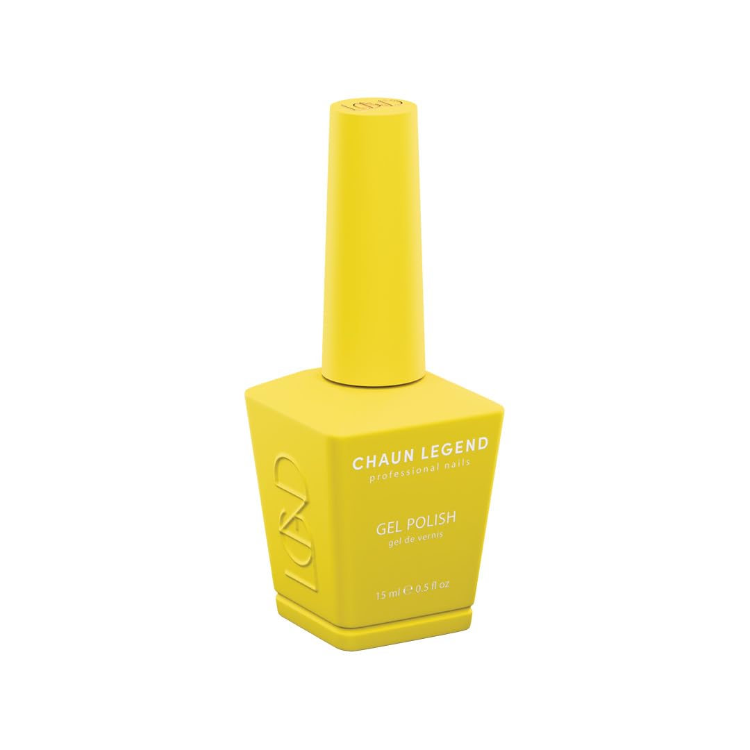 Chaun Legend Gel Nail Polish | Butter Be Good LG5162 (bright mustard yellow) | Soak Off UV LED Cure Gel Polish High Gloss 15ml