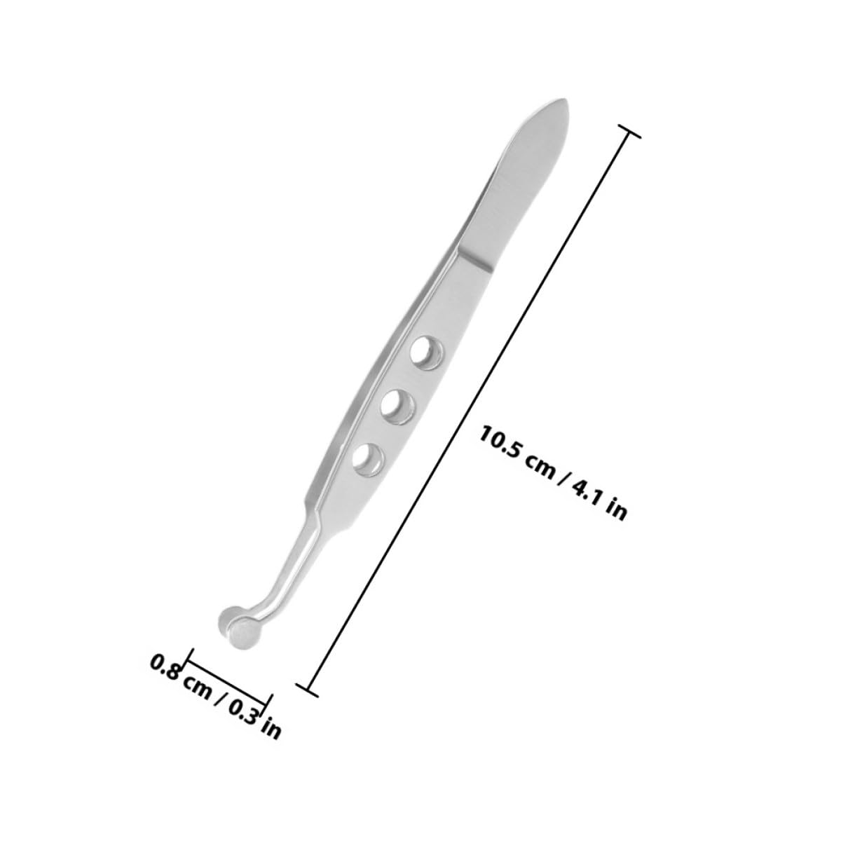 FRCOLOR Stainless Steel Meibomian Gland Expressor Eyelid Forceps Small round Head 3.5x3.5mm for Eye Oil Extraction and Eyelid Massage Women’s Beauty Beauty and Personal Care FRCOLOR
