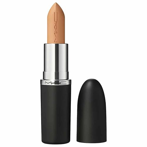 MAC Ximal Sleek Satin Lipstick - 837 Peachstock (Warm toned light medium peach) 0.12 Oz / 3.5 g Beauty & Personal Care MAC
