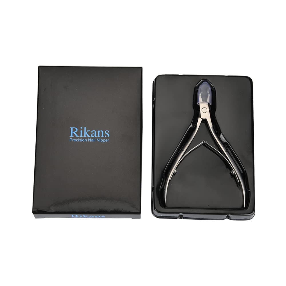 Rikans Professional Cuticle Clippers for Nails - Razor Sharp Cuticle Trimmer Tool - Durable Stainless Steel Cuticle Clippers for Adults - Ergonomic Beauty & Personal Care Rikans