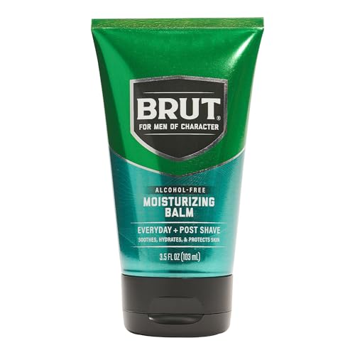 Brut Moisturizing Balm - Soothing Men’s Face Moisturizer with Signature Scent - Lightweight and Grease-Free Aftershave Lotion - 3.5 oz Beauty & Personal Care Brut