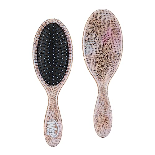 Wet Brush Original Detangling Brush, Pink (Digital Daydream) - Detangler with Soft & Flexible Bristles - Detangling Brush for Curly Hair - Tangle-Free