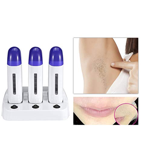 3 Types Portable Wax Roller Warmer for Women's Hair Removal, Roll on Home and Salon Waxing Machine with Cartridges (06#) Beauty and Personal Care Sonew