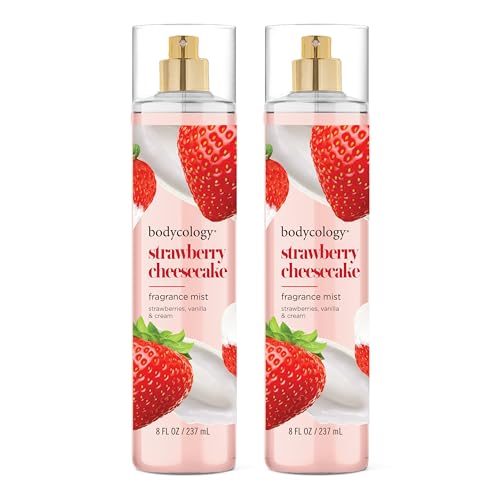 Bodycology Long-Lasting Fragrance Body Mist, Strawberry Cheesecake, 8 fl oz (Pack of 2) Beauty & Personal Care Bodycology