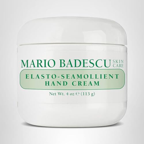 Mario Badescu Elasto-Seamollient Hand Cream - Rich, Thick Hand Lotion for Ultra-dry or Frequently Washed Skin - Moisturizer with Elastin & Vitamins, 4 Beauty & Personal Care Mario Badescu