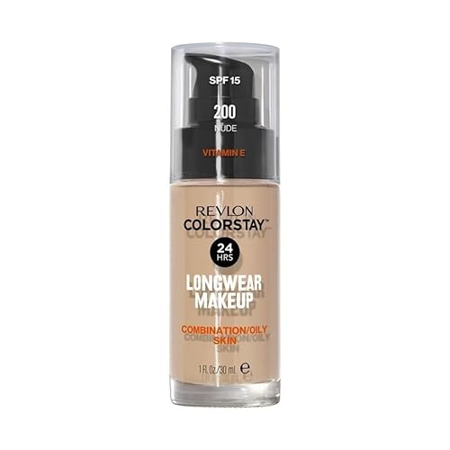 Revlon Color Stay Liquid Makeup for Combination/Oily Skin, Nude, 1.0 Fluid Ounce Beauty & Personal Care REVLON
