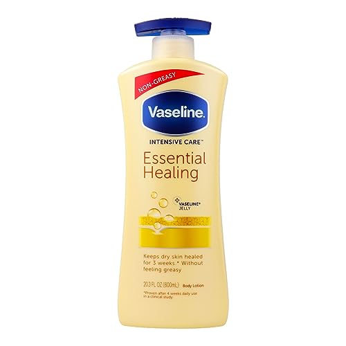 Vaseline Intensive Care Essential Healing Lotion 20.3 Fl Oz (600 Ml) (Pack of 2) Beauty & Personal Care Vaseline