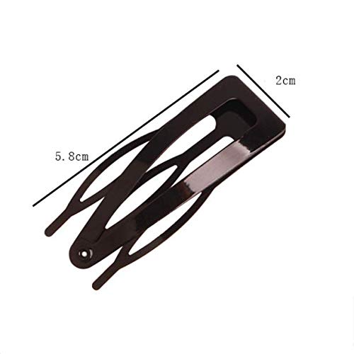 KDDOM 10 Pieces Double Grip Metal Hair Clips, Black Snap Hair Clips Hair Barrettes for Women, Girls, Salon Hair Beauty & Personal Care KDDOM