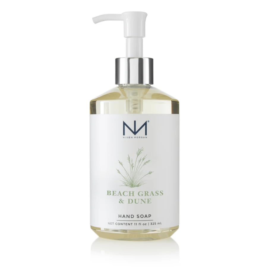 Quantum Cosmetics Niven Morgan Beach Grass and Dune Hand Soap, 11 oz Beauty & Personal Care Quantum Cosmetics