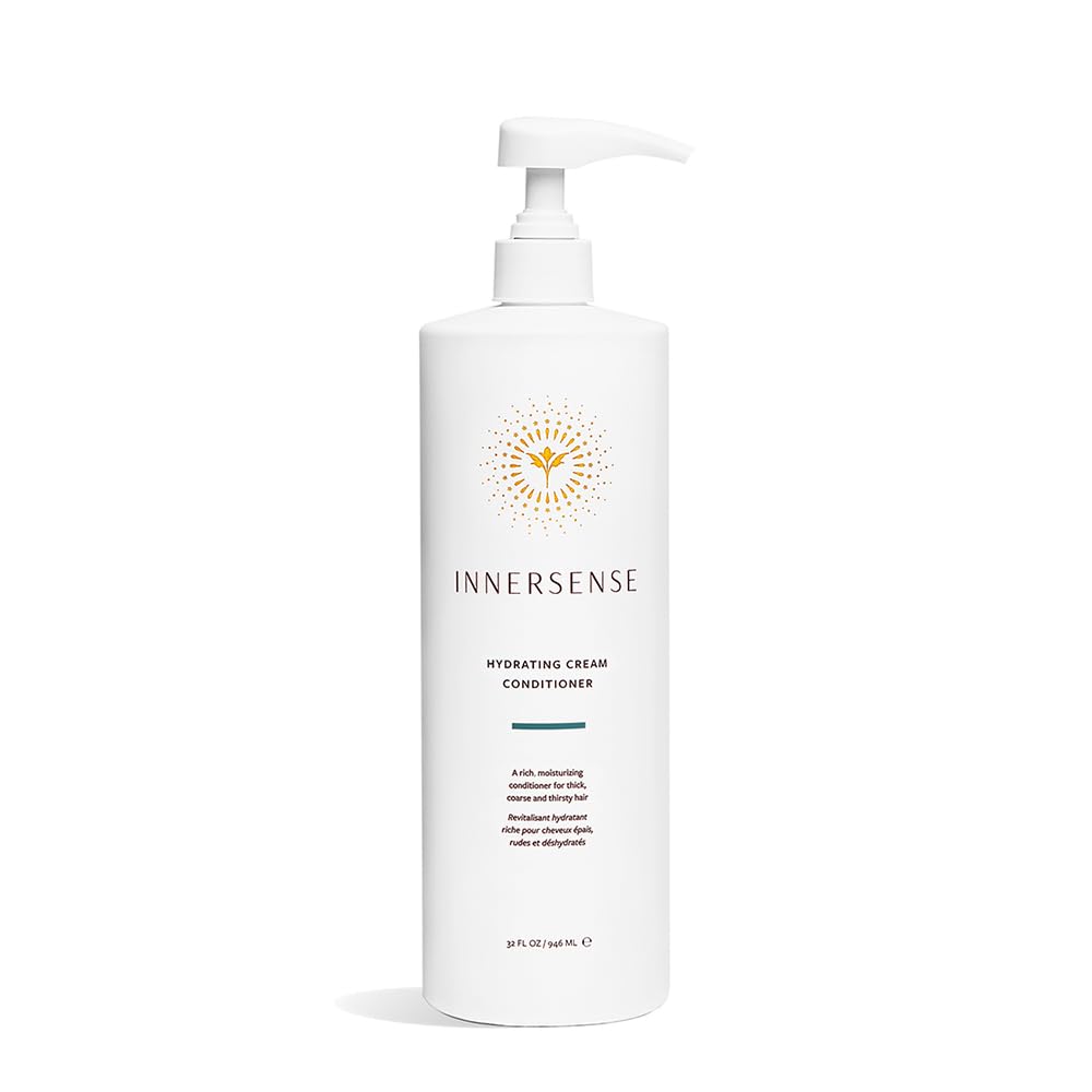 INNERSENSE Organic Beauty - Natural Hydrating Cream Conditioner | Non-Toxic, Cruelty-Free, Clean Haircare (32oz) Beauty & Personal Care INNERSENSE