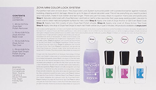 ZOYA Mini Color Lock System Manicure Kit Beauty & Personal Care ZOYA