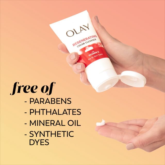 Olay Regenerist Regenerating Advanced Anti Aging Cream Facial Cleanser 5 oz (Pack of 3) Beauty & Personal Care Olay