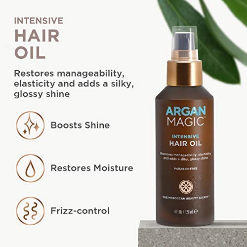 Argan Magic Defining Curl Cream & Hair Cream Oil Combo Pack - Enhances Waves & Curls, Adds Definition | Restores Manageability | Adds Silky, Glossy Beauty & Personal Care Argan Magic